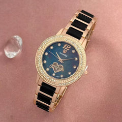 The Riviera ceramic watch detail
