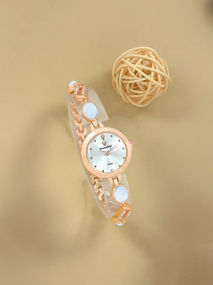 The Cameo link watch on wrist