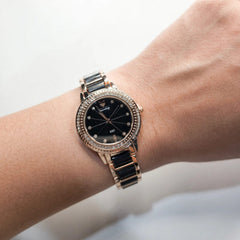 The Riviera worn on wrist